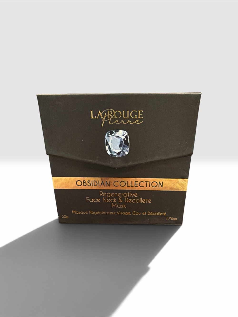 Obsidian Collection Regenerative Face, Neck & Décolleté Mask - Black